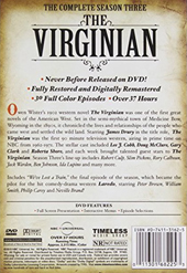 The Virginian: The Complete Third Season